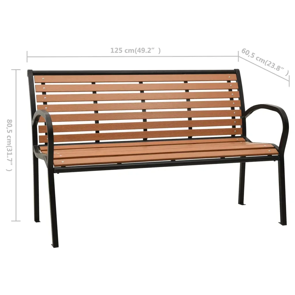 Garden Bench Steel and WPC Price