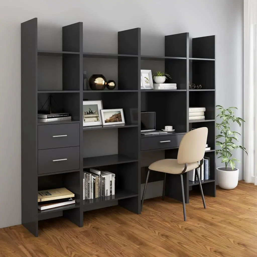 Book Cabinet 60x35x180 cm Engineered Wood Price