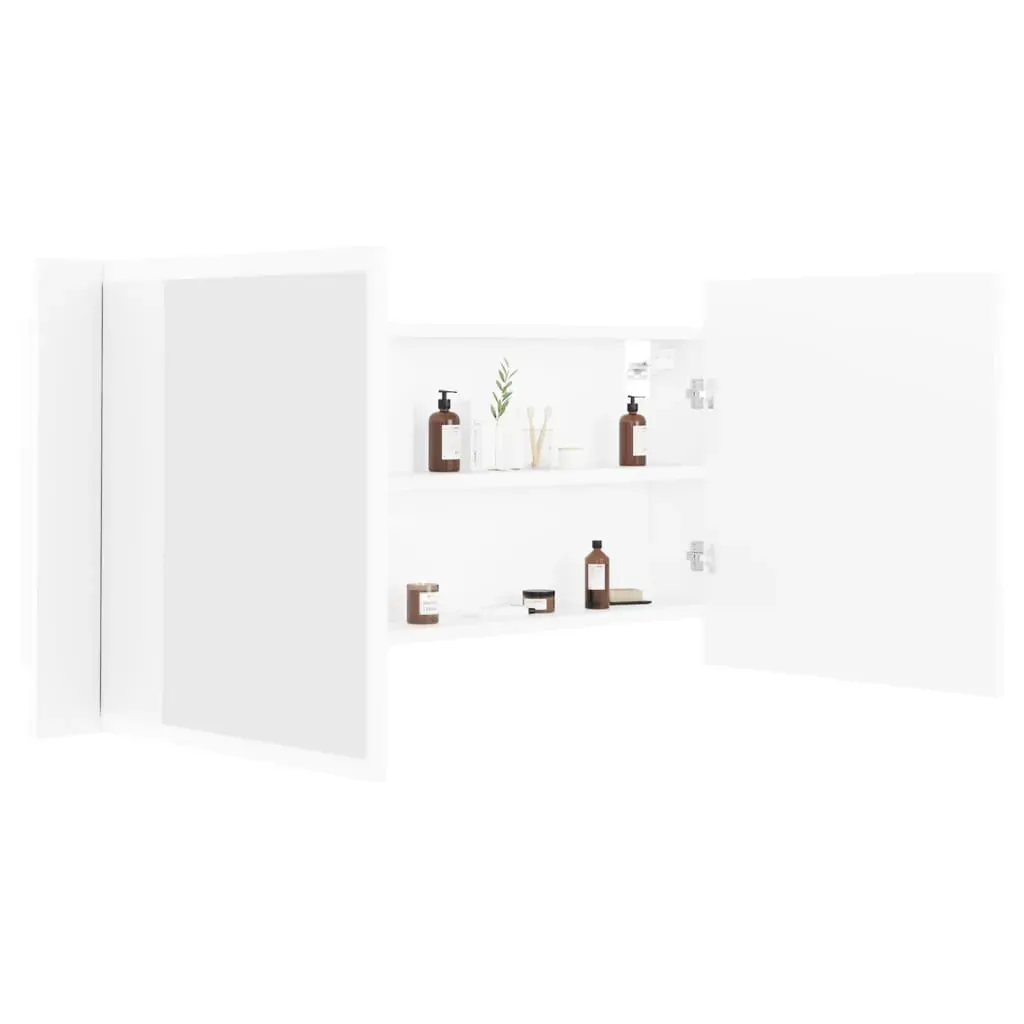 LED Bathroom Mirror Cabinet 100x12x45 cm Price