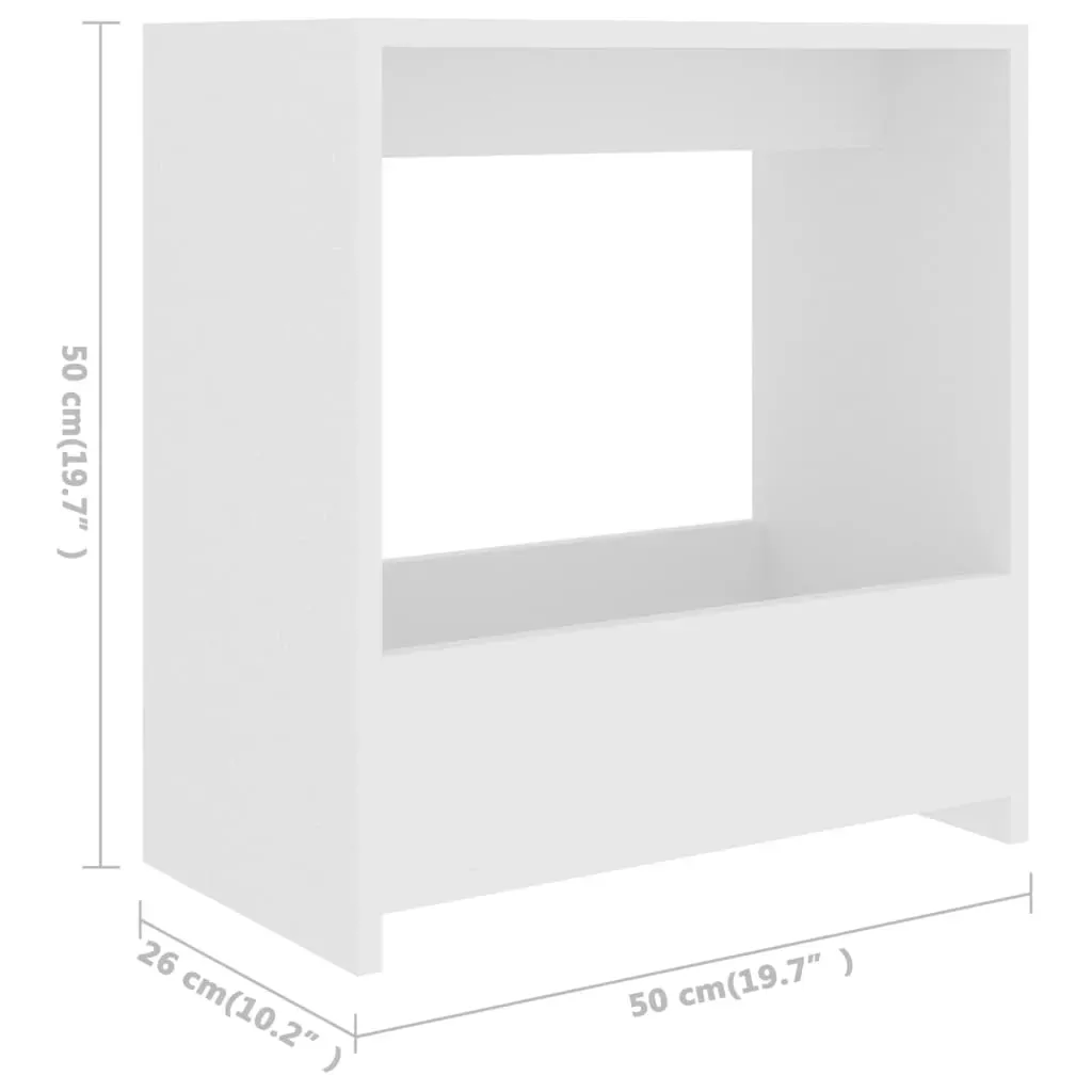 Prosper Side Table 50x26x50 cm Engineered Wood Price
