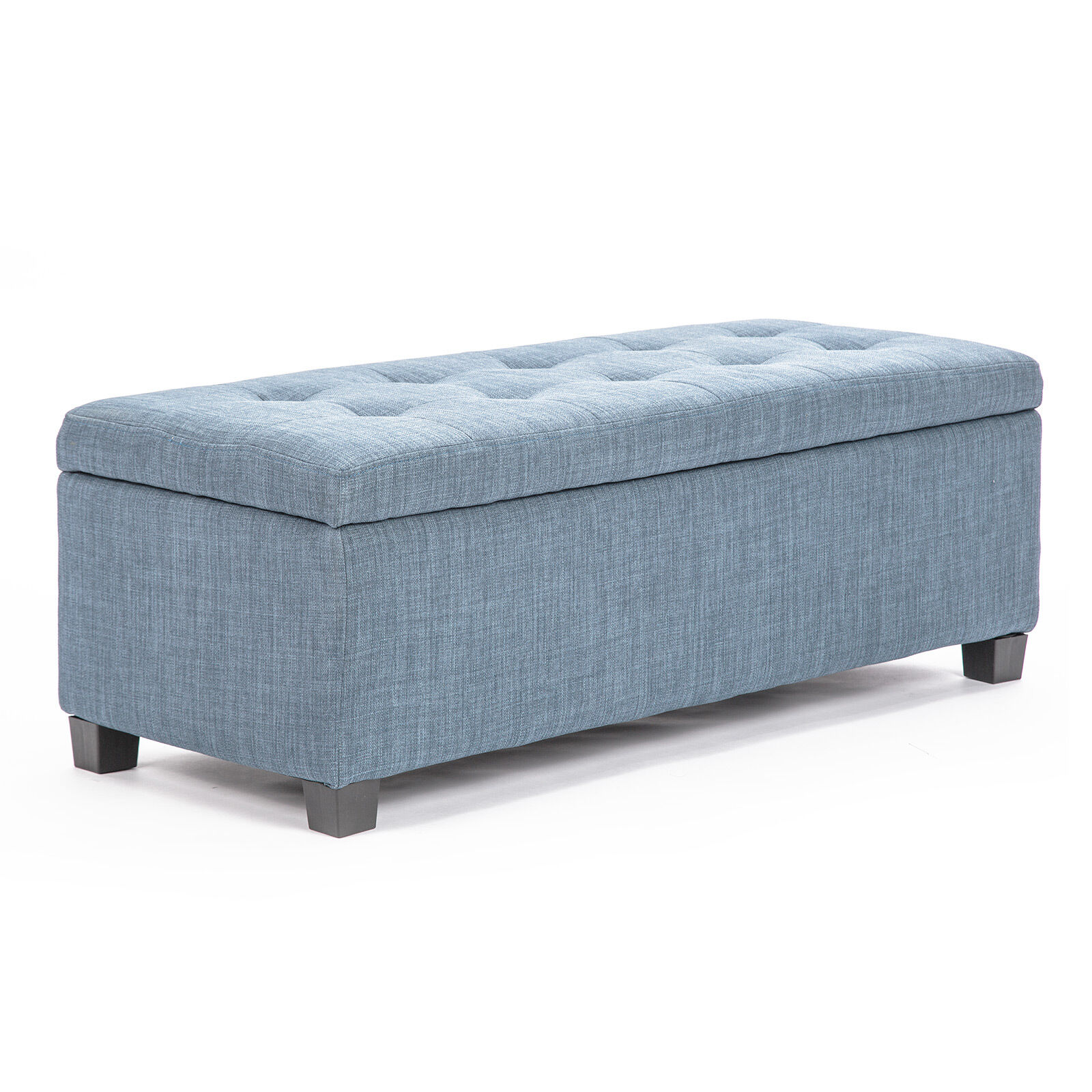 La Bella 102cm Storage Ottoman Stool Fabric Price
