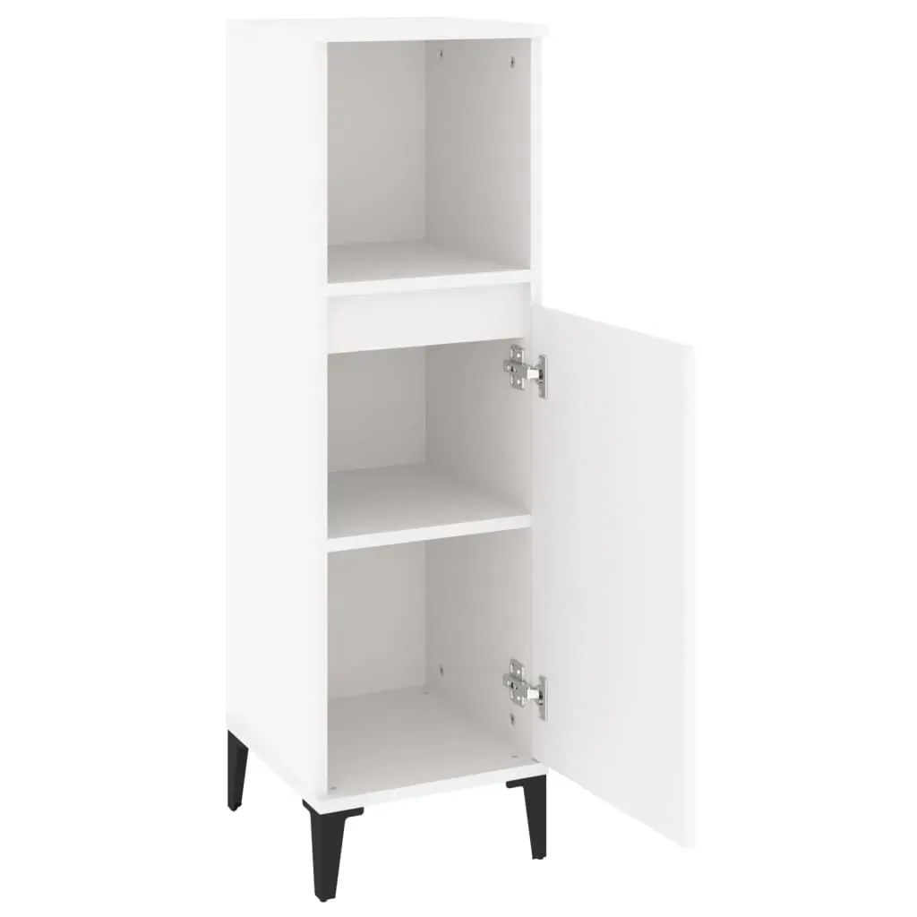 Bathroom Cabinet 30x30x100 cm Engineered Wood Price