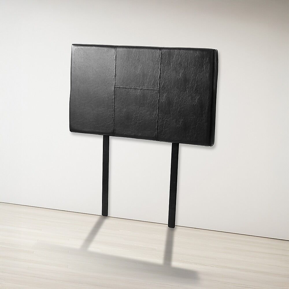 PU Leather Single Bed Headboard Bedhead - Black Price