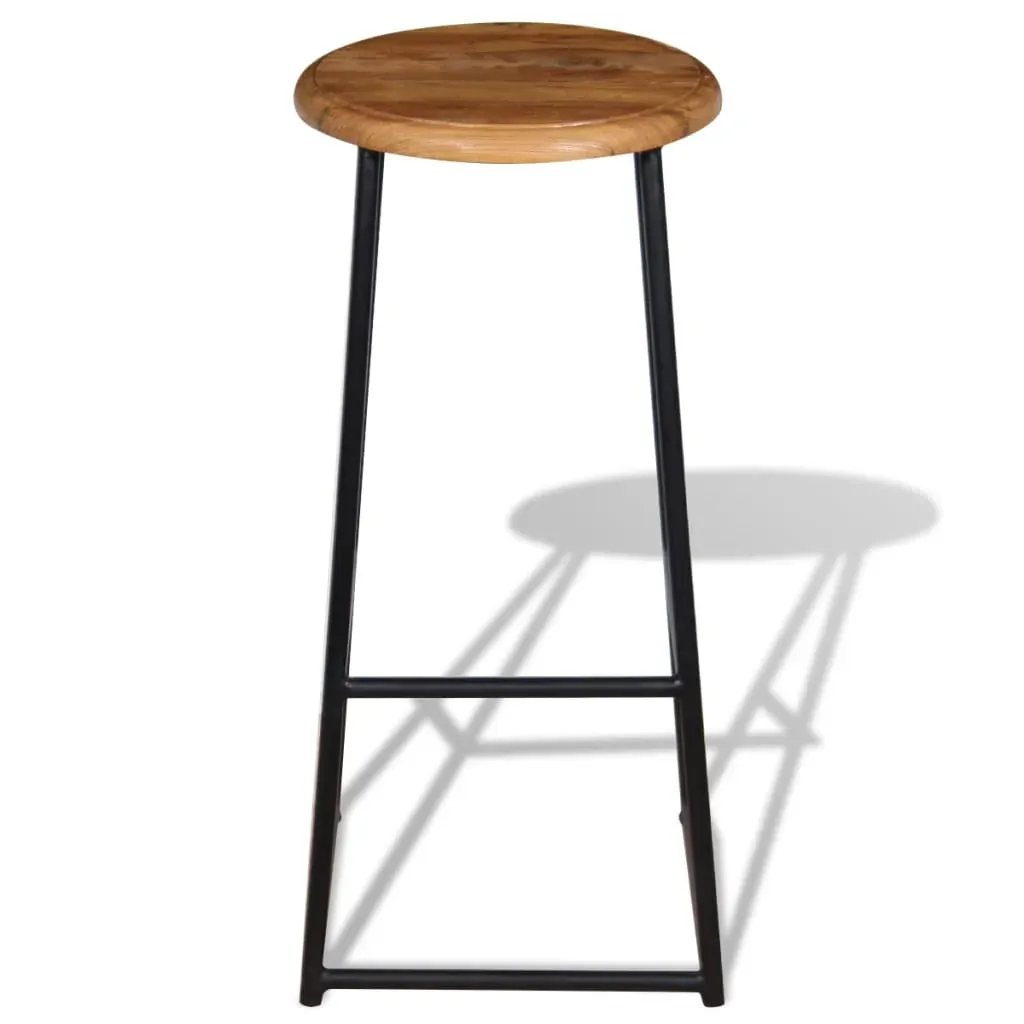 Bar Stools 2 pcs Solid Teak Wood Price