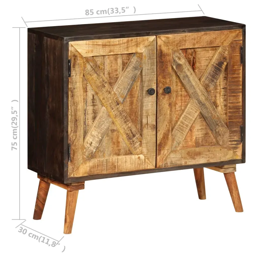 Sideboard Solid Mango Wood 85x30x75 cm Price