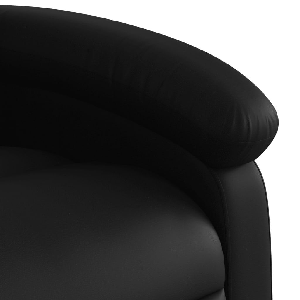 Recliner Chair Black Faux Leather Price
