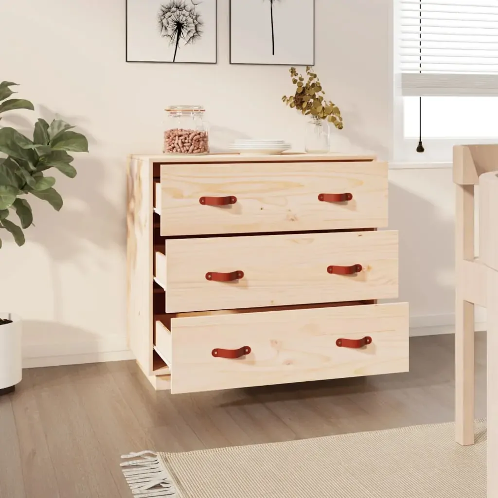 Sideboard 80x40x75 cm Solid Wood Pine Price