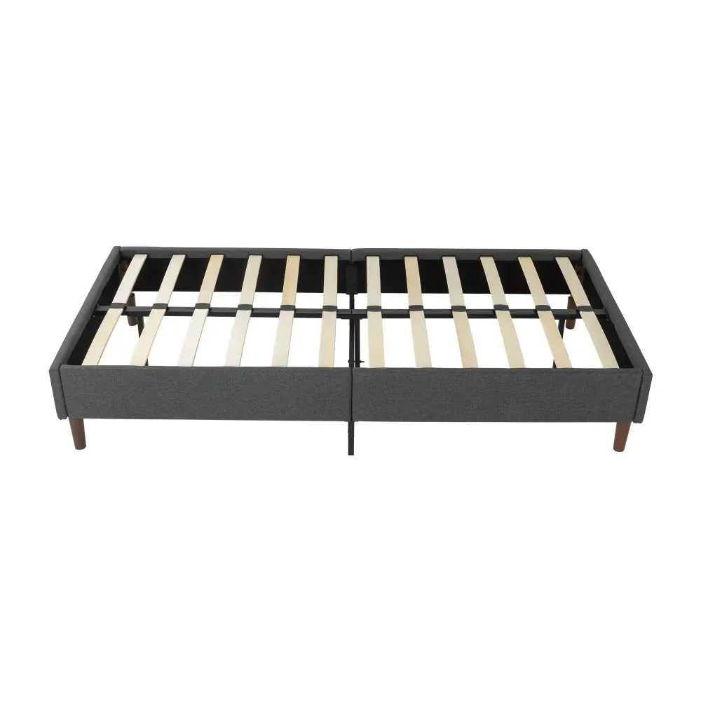 Bed Frame Mattress Foundation (Dark Grey) Price