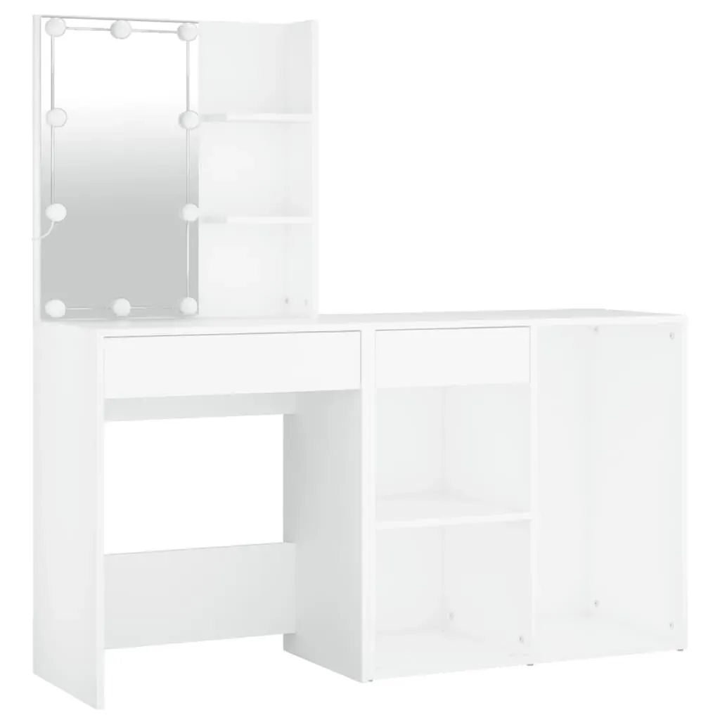 LED Dressing Table with Cabinet Engineered Wood Price