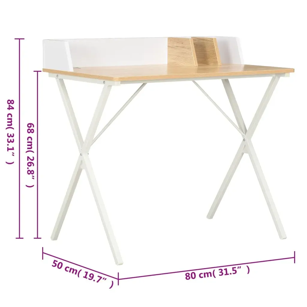 Desk and Natural 80x50x84 cm Price