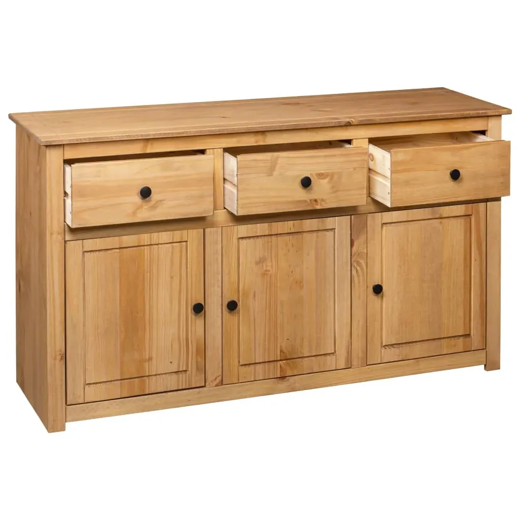 Sideboard 135x40x80 cm Solid Pinewood Panama Range Price