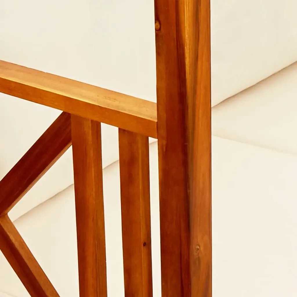 Garden Bench with Canopy Solid Acacia Wood Price