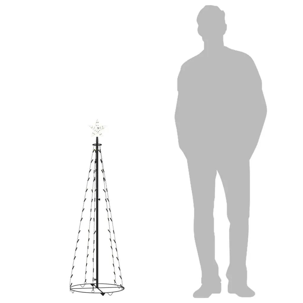 Christmas Cone Tree 70 Warm White LEDs Decoration Price