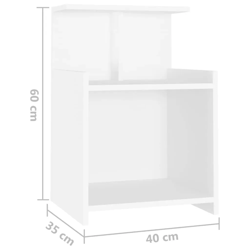 Duluth Bed Cabinet 40x35x60 cm Engineered Wood Price