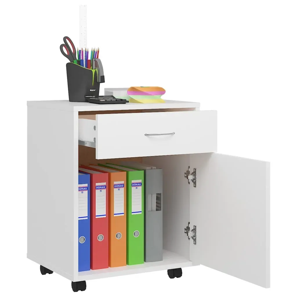 Rolling Cabinet 45x38x54 cm Engineered Wood Price