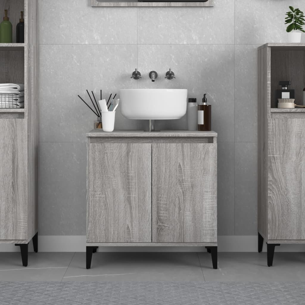 Sink Cabinet 58x33x60 cm Engineered Wood Price