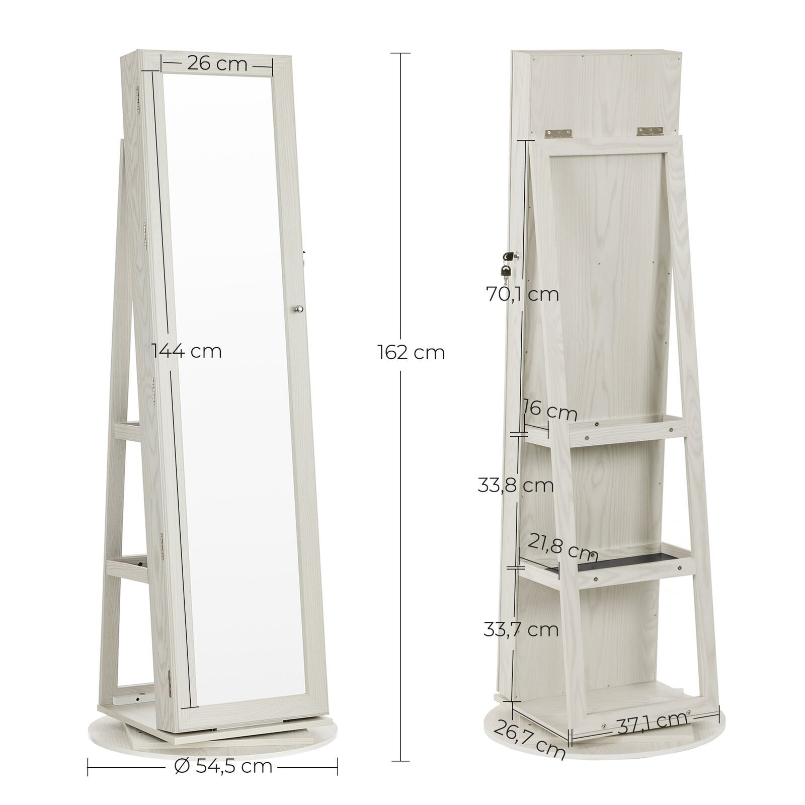 Full Length Mirror Jewelry Cabinet Price