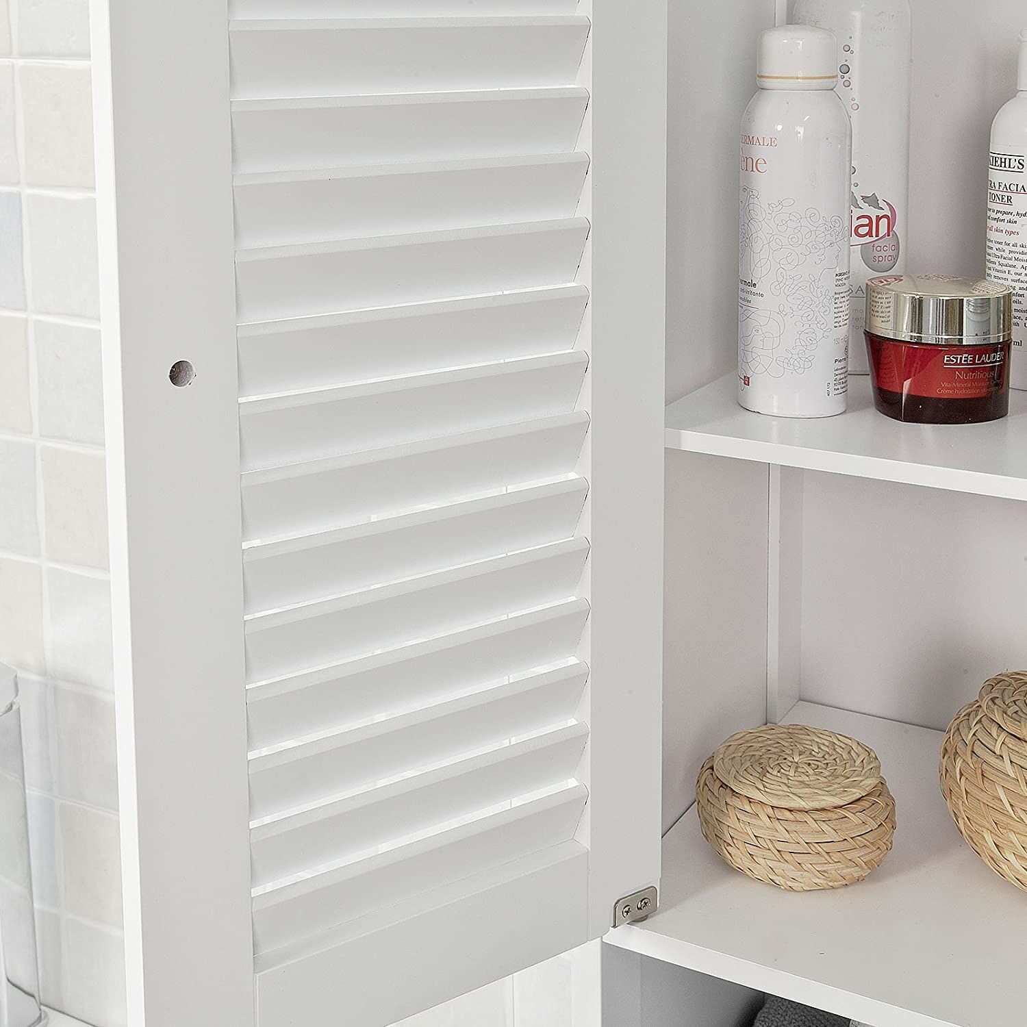 Freestanding Tall Bathroom Cabinet 170x32x30 cm Price