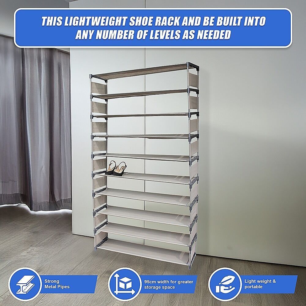 50 Pairs 10 Tiers Shoe Rack Price