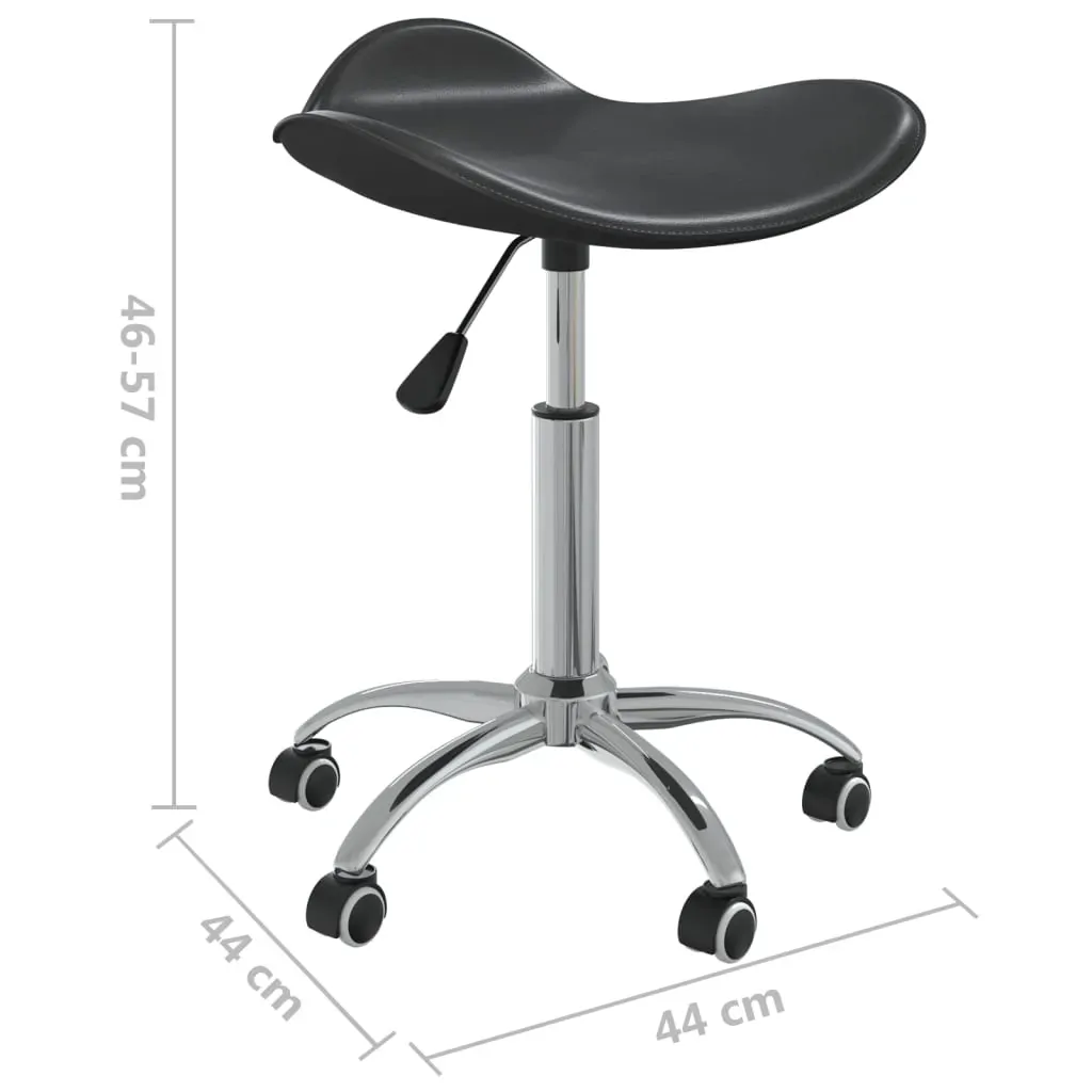 Swivel Dining Chair Black Faux Leather Price