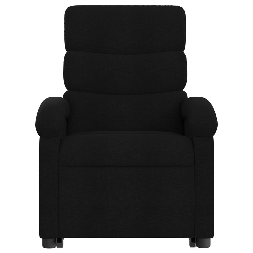 Stand up Massage Recliner Chair Black Fabric Price
