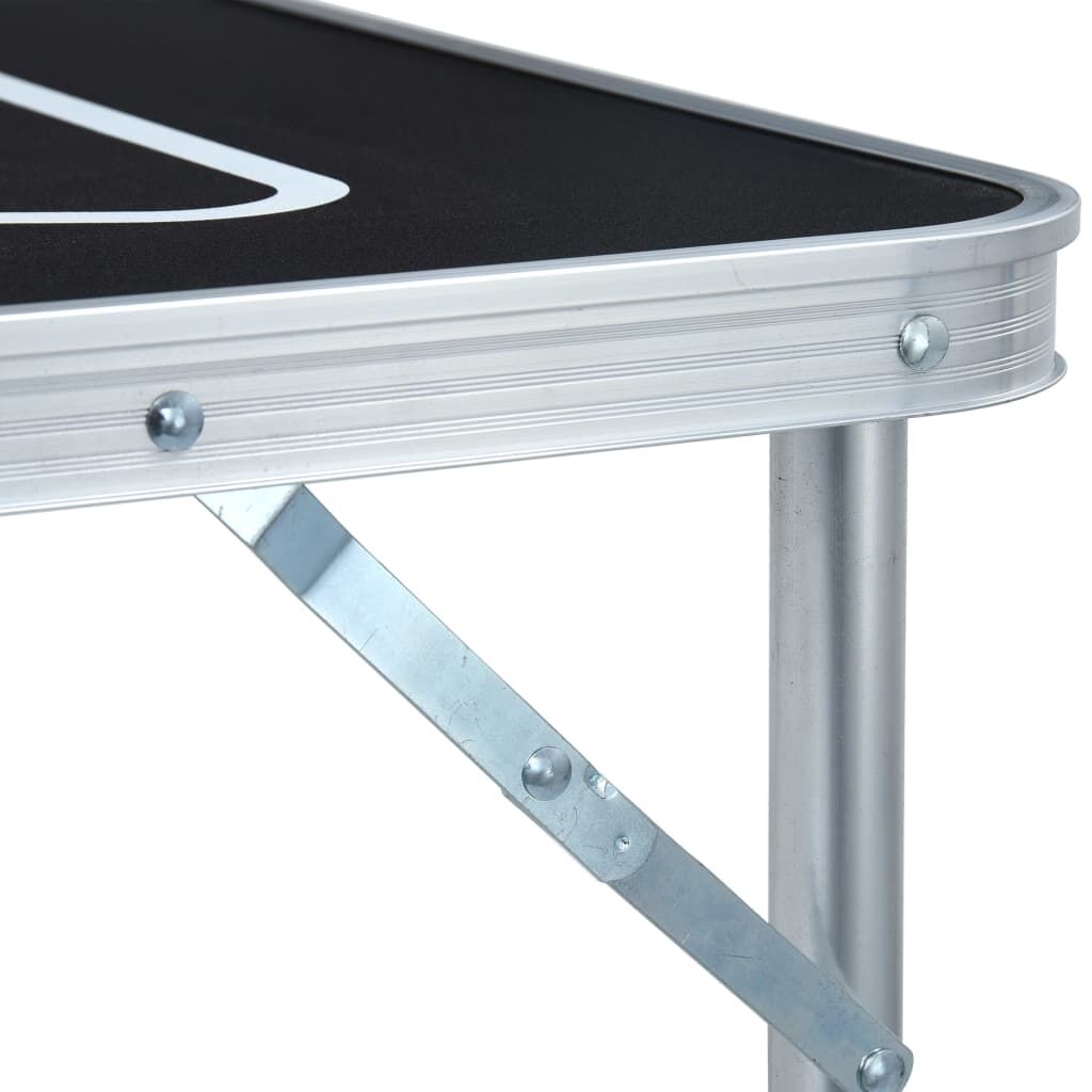 Folding Beer Pong Table 240 cm Black Price