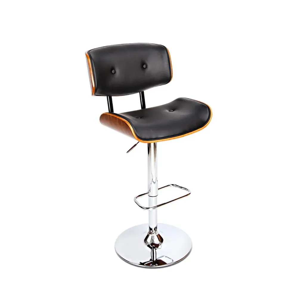 Wooden Gas Lift Bar Stool - Chrome Price