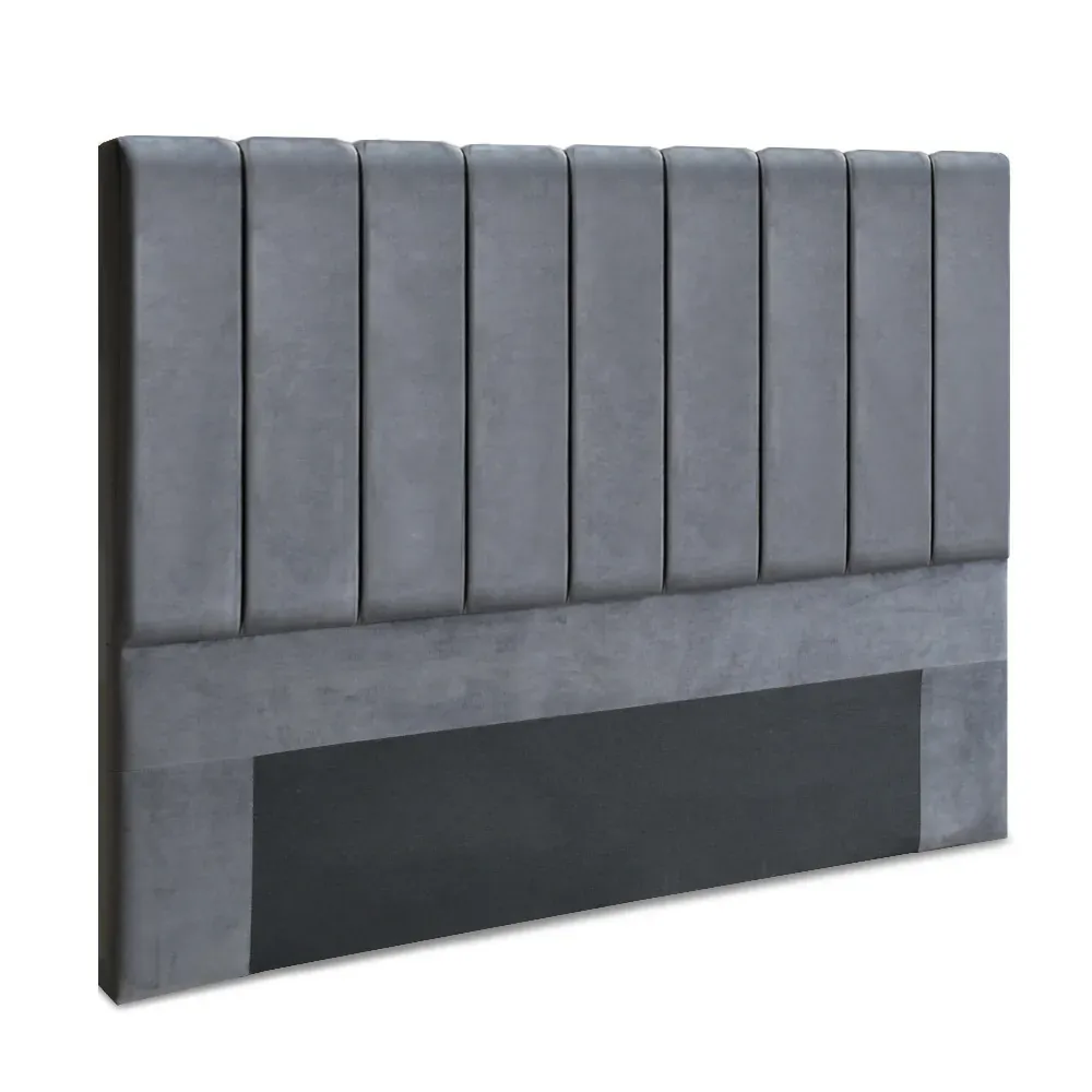 VELA Bed Head Headboard Bedhead Velvet Grey Price
