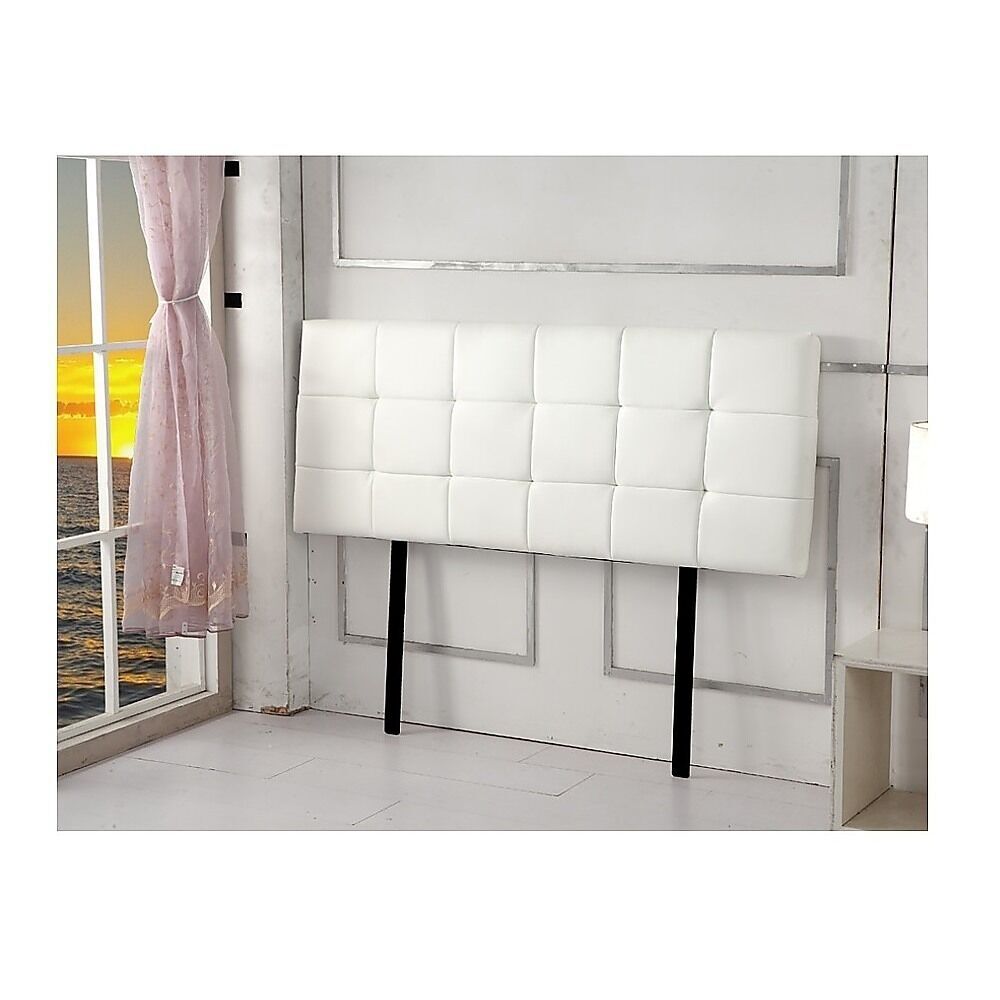 PU Leather Single Bed Deluxe Headboard Bedhead - Black Price