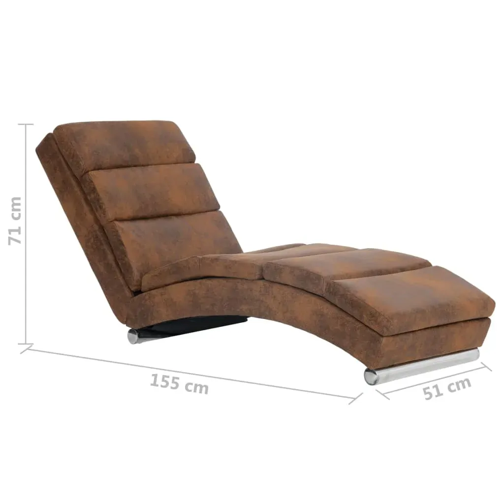 Chaise Longue Faux Suede Leather Price