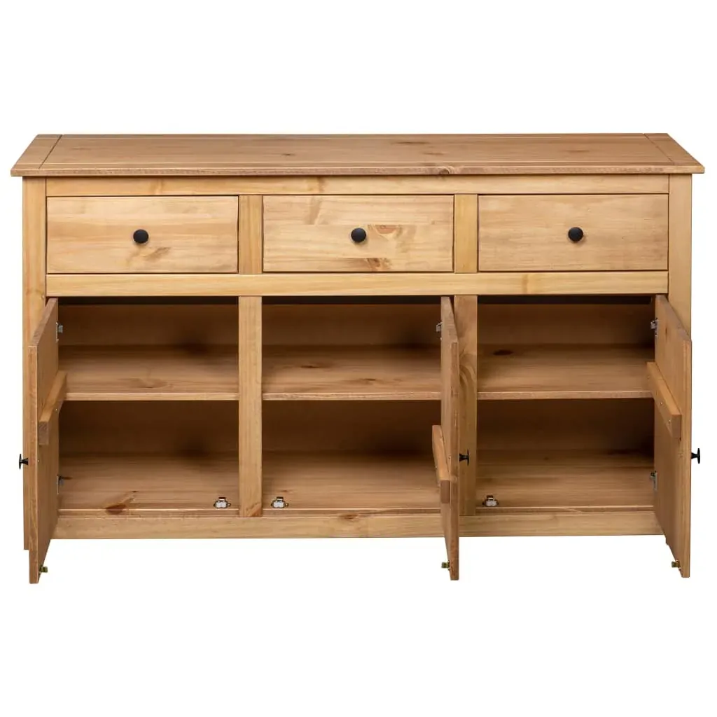 Sideboard 135x40x80 cm Solid Pinewood Panama Range Price