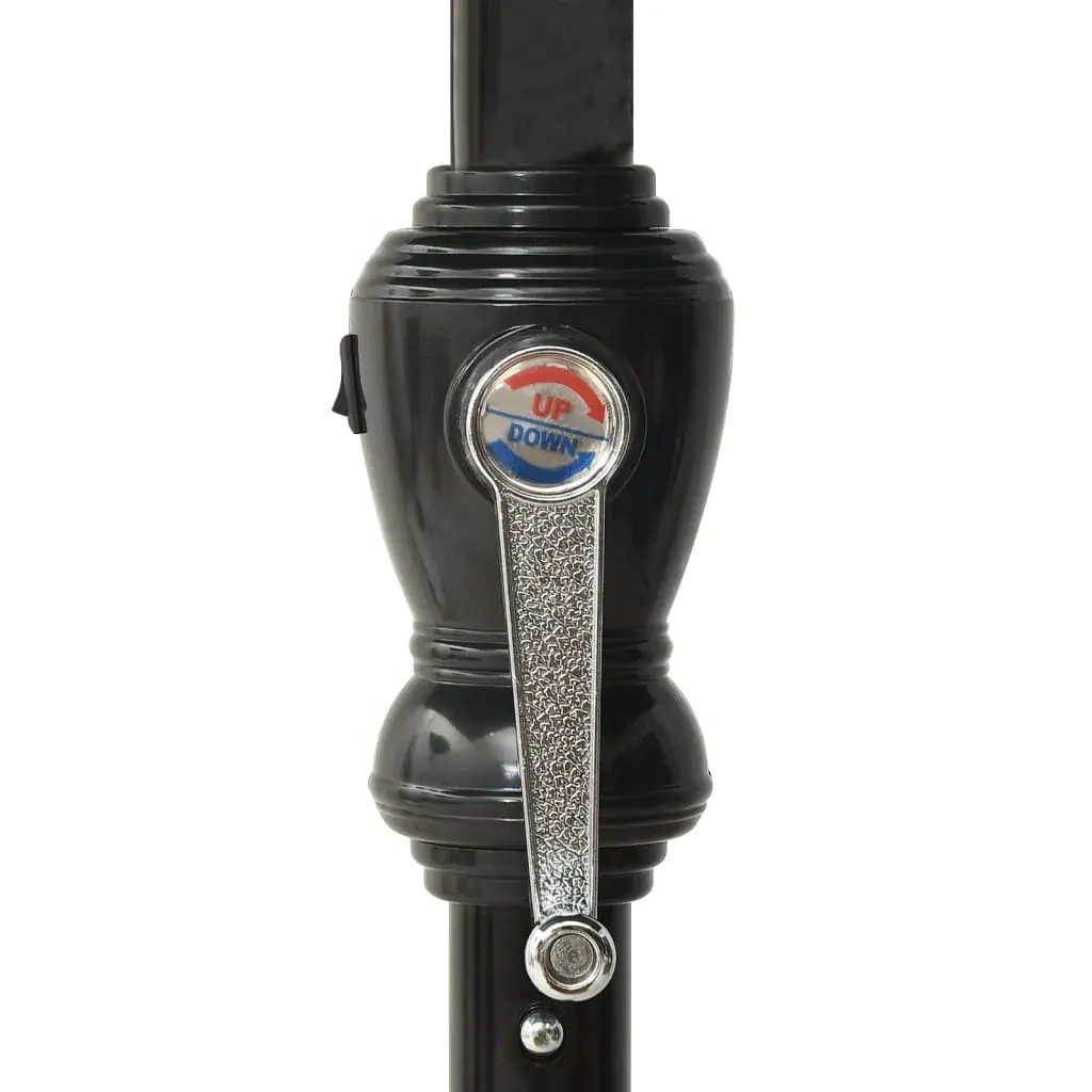 Parasol with LEDs and Steel Pole 2x3 m Price