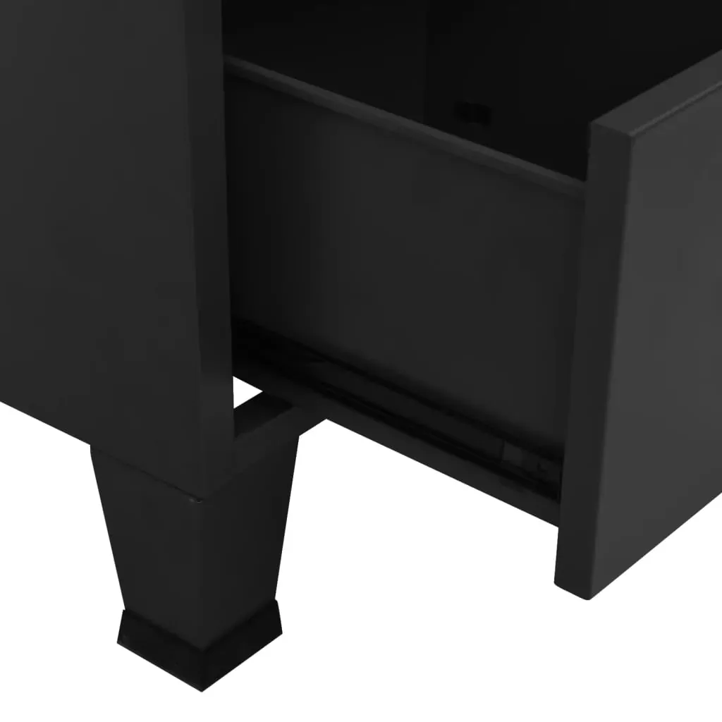 Industrial Storage Cabinet 70x40x115 cm Metal Price