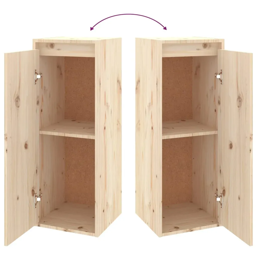 Visalia TV Cabinets 2 pcs Solid Wood Pine Price
