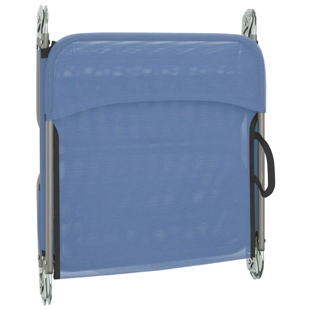Folding Sun Loungers 2 pcs Textilene and Steel Price
