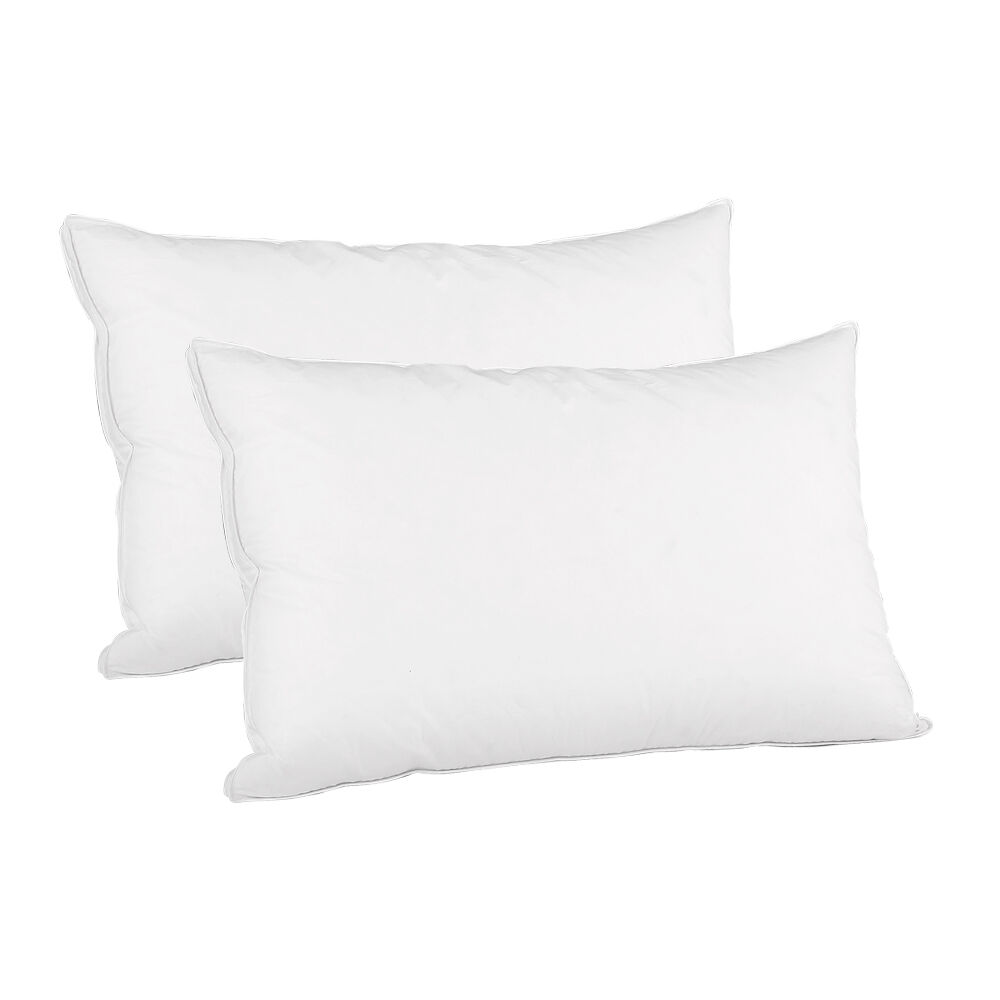 Giselle Bedding Goose Feather Down Pillow Luxury Twin Pack Price