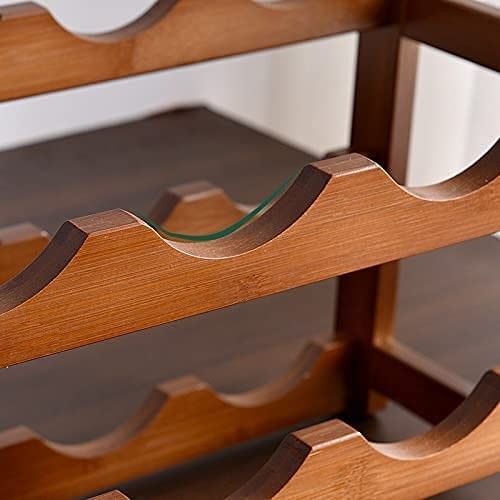 3-layer Bamboo Wine Storage Rack (12 bottles) Price