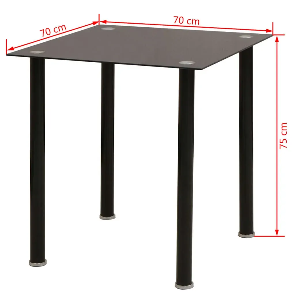 Five Piece Dining Table and Chair Set Black Price