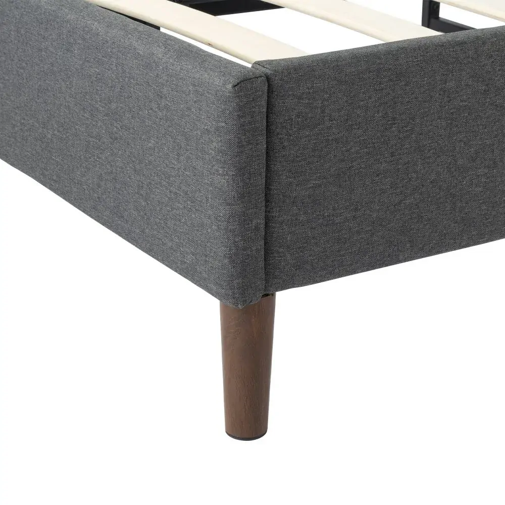 Bed Frame Mattress Foundation (Dark Grey) Price
