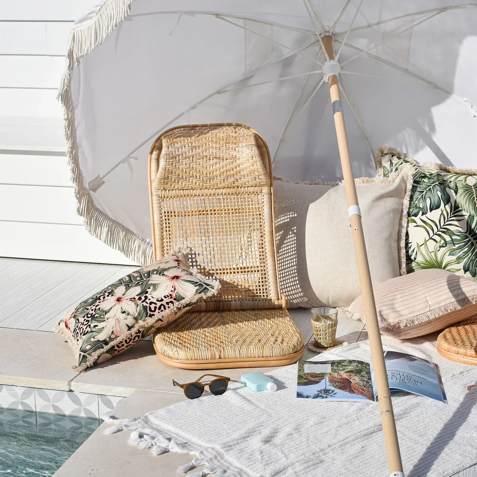 Cushion Cover-Coastal Fringe-Tropical Jungle Price