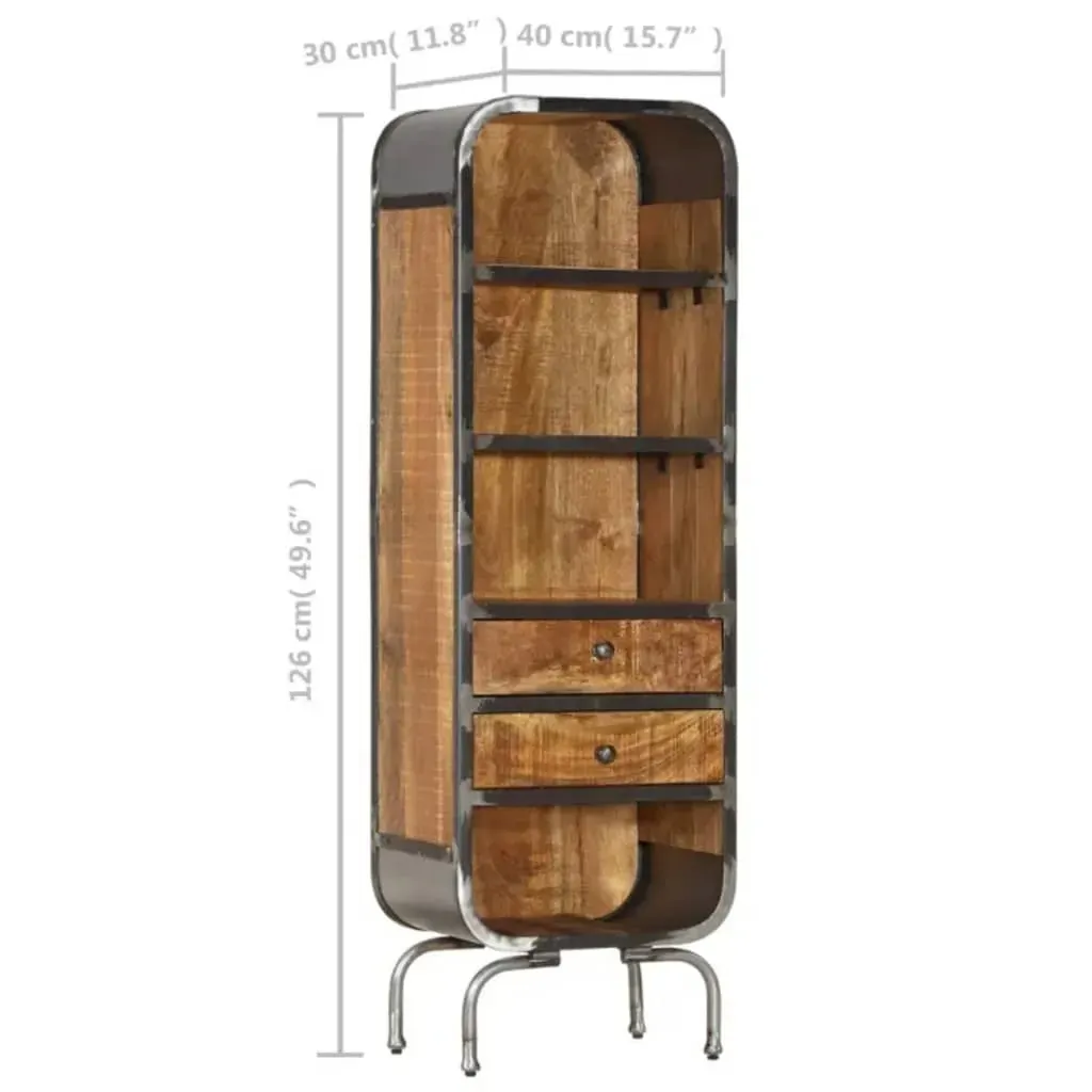 Highboard 40x30x126 cm Solid Wood Mango Price