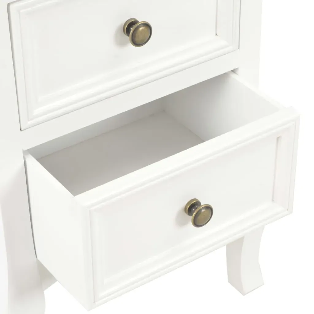 Dubuque Bedside Cabinet 2 pcs 35x30x49 cm MDF Price