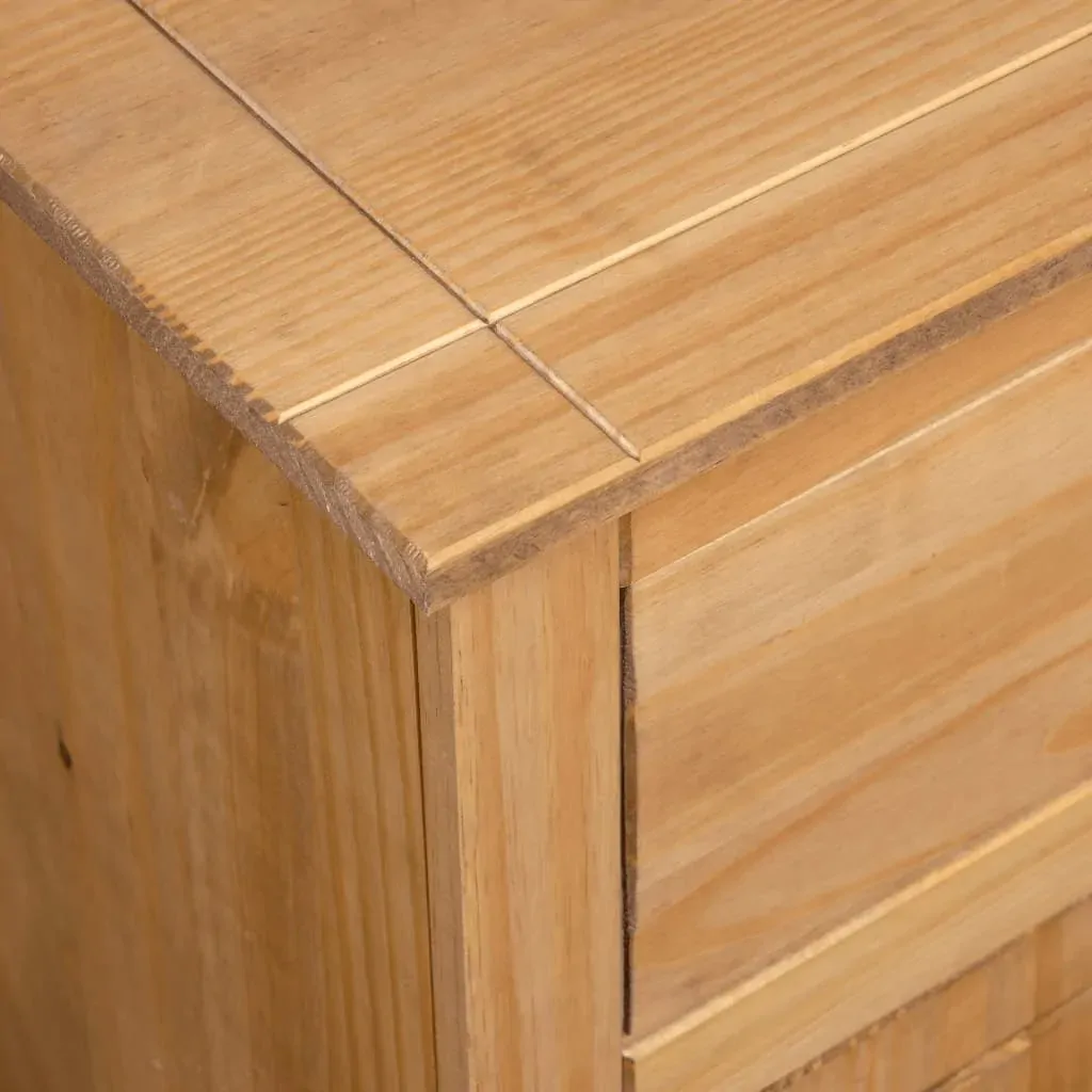 Sideboard 135x40x80 cm Solid Pinewood Panama Range Price
