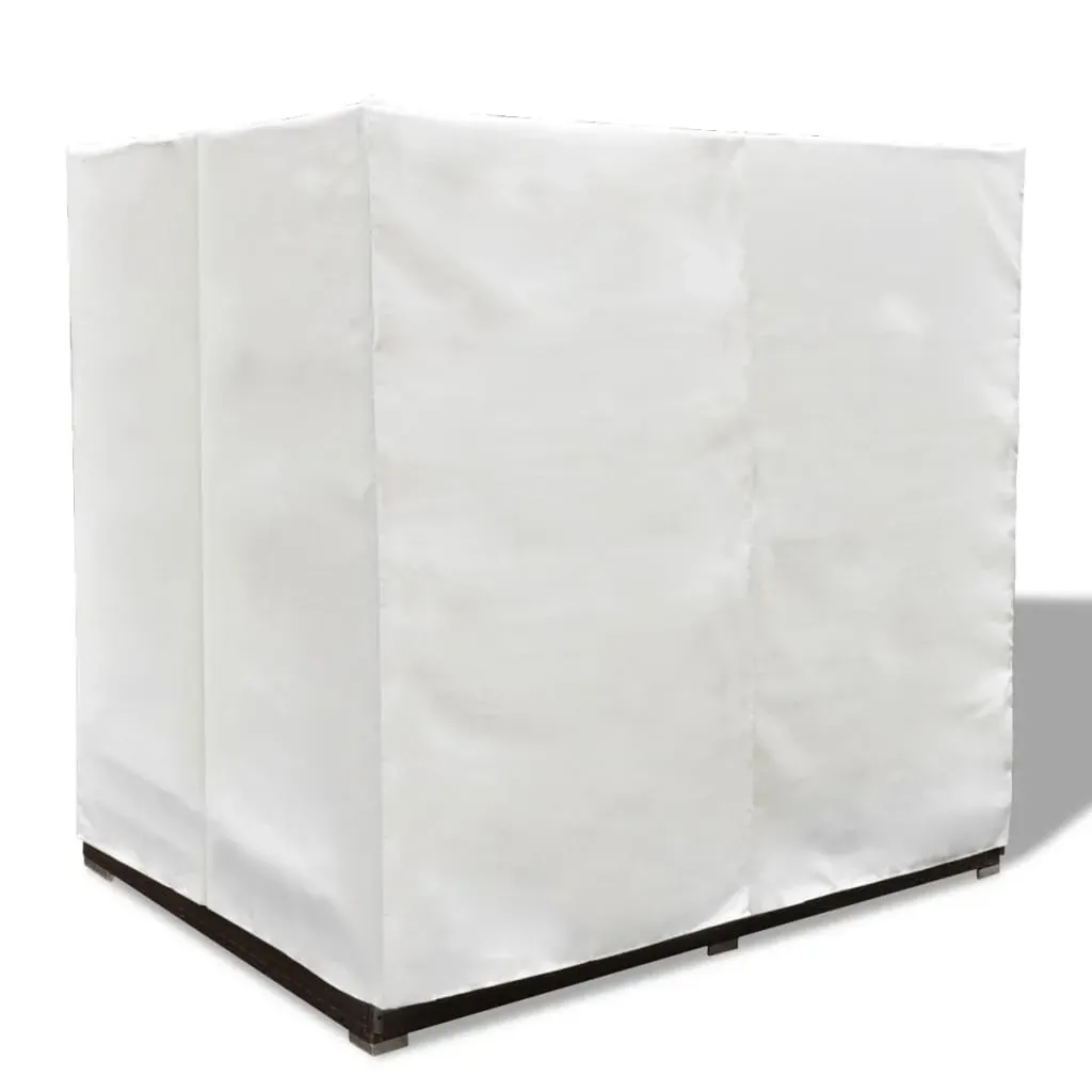 Outdoor Lounge Bed with Curtains Poly Rattan Price