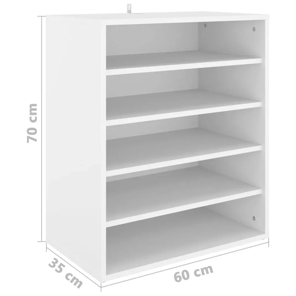 Shoe Cabinet 60x35x70 cm Engineered Wood Price