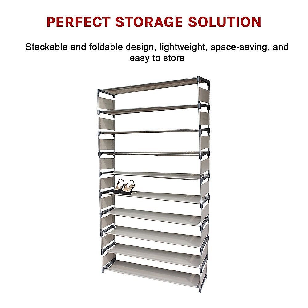 50 Pairs 10 Tiers Shoe Rack Price