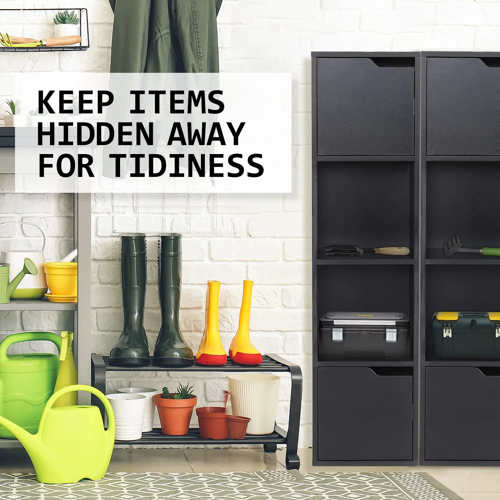 La Bella 119cm Bathroom Storage Cabinet Tall Slim Price