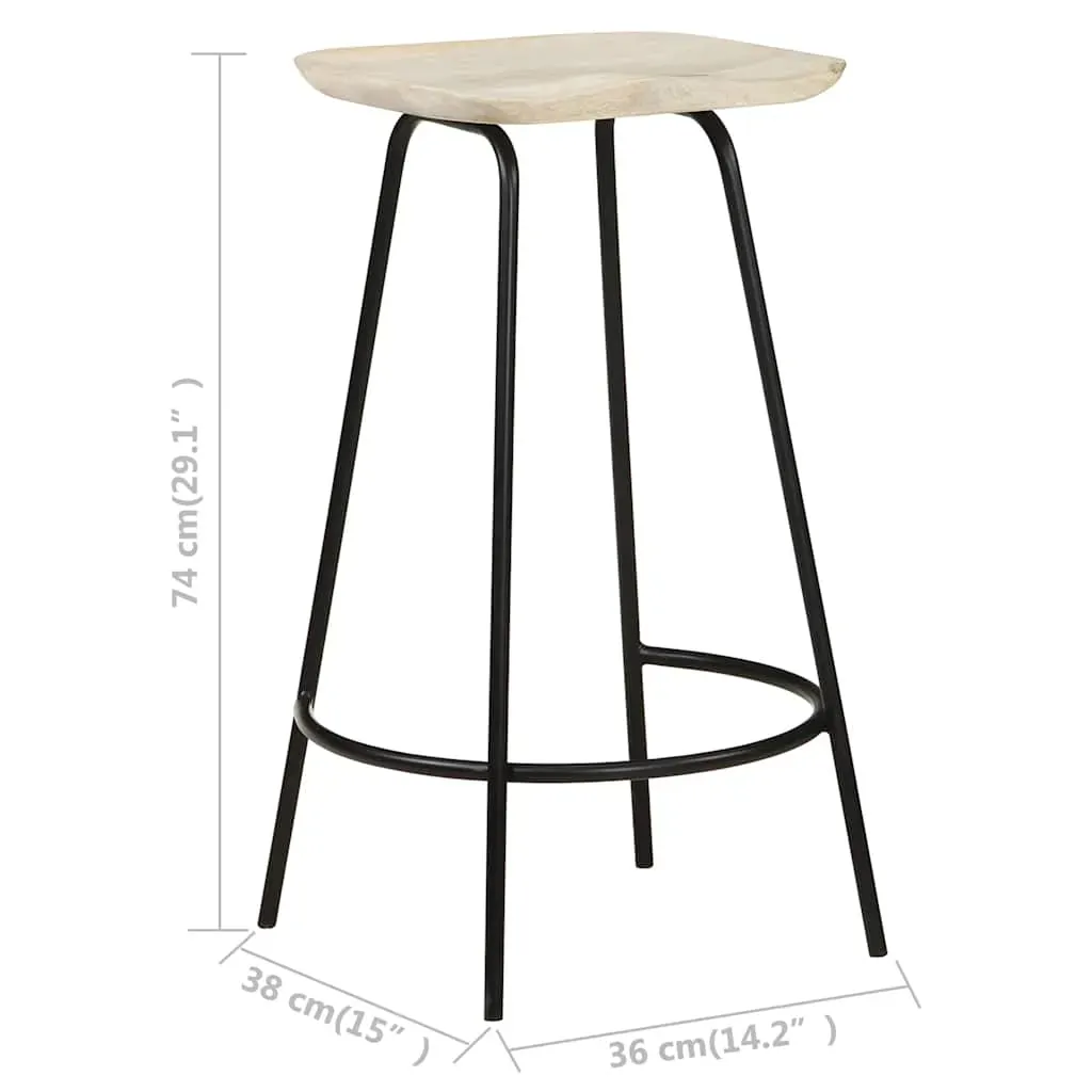 Bar Stools Solid Mango Wood Price