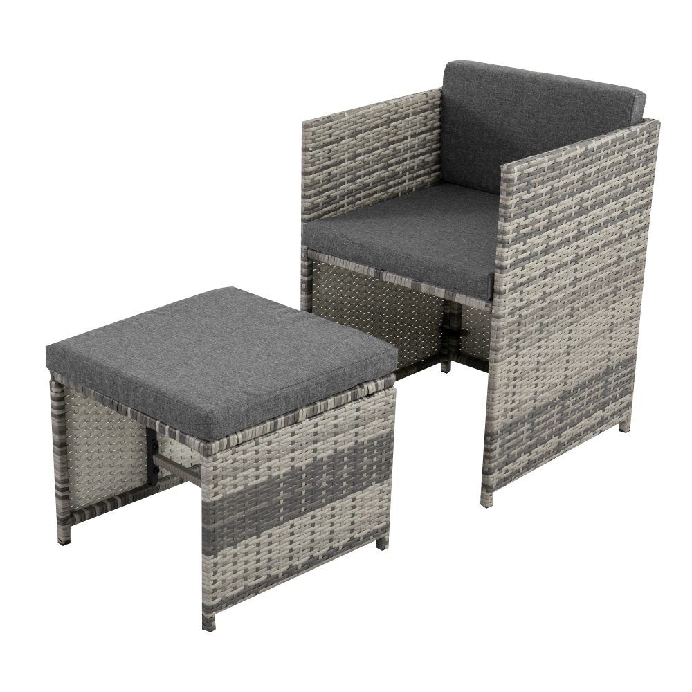 Horrocks 8 Seater Outdoor Dining Set-Grey Price