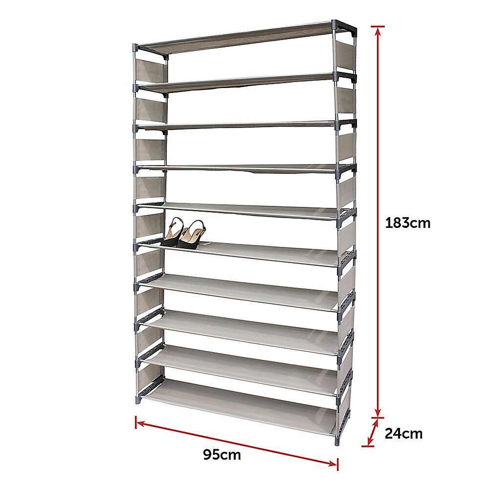 50 Pairs 10 Tiers Shoe Rack Price